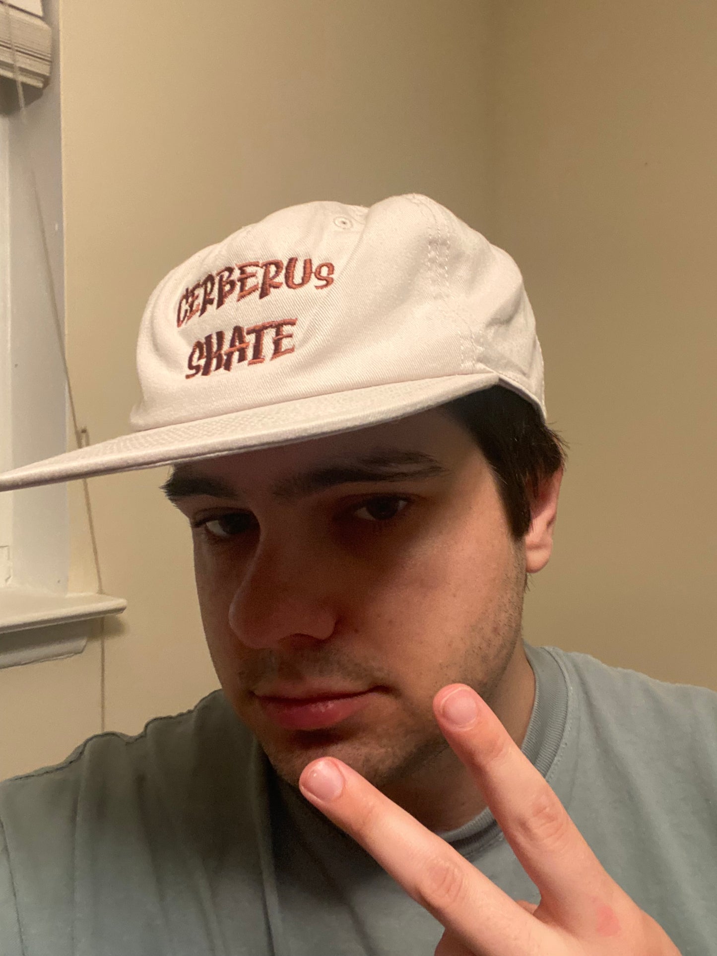 Bone White 5 Panel Hat